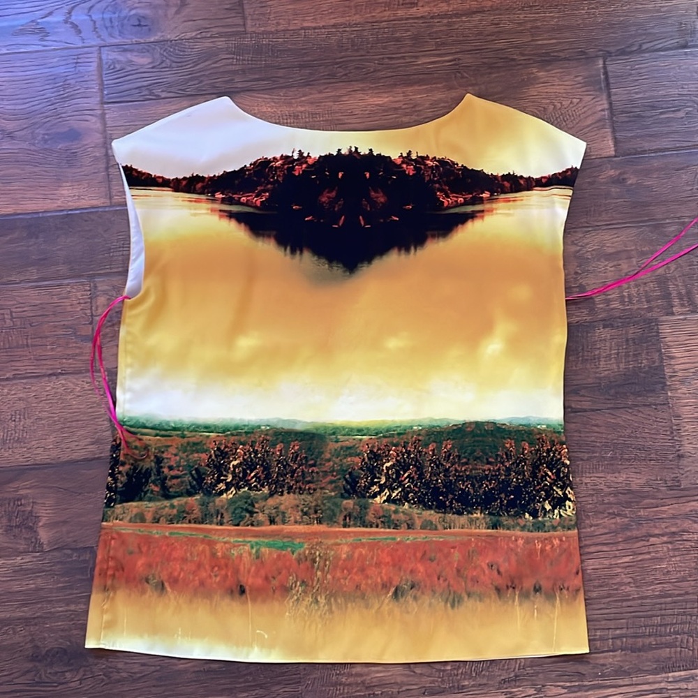 Catherine Malandrino landscape top - Picture 5 of 11